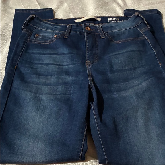 Dark Blue Women's Jeans - Picture 3 of 4